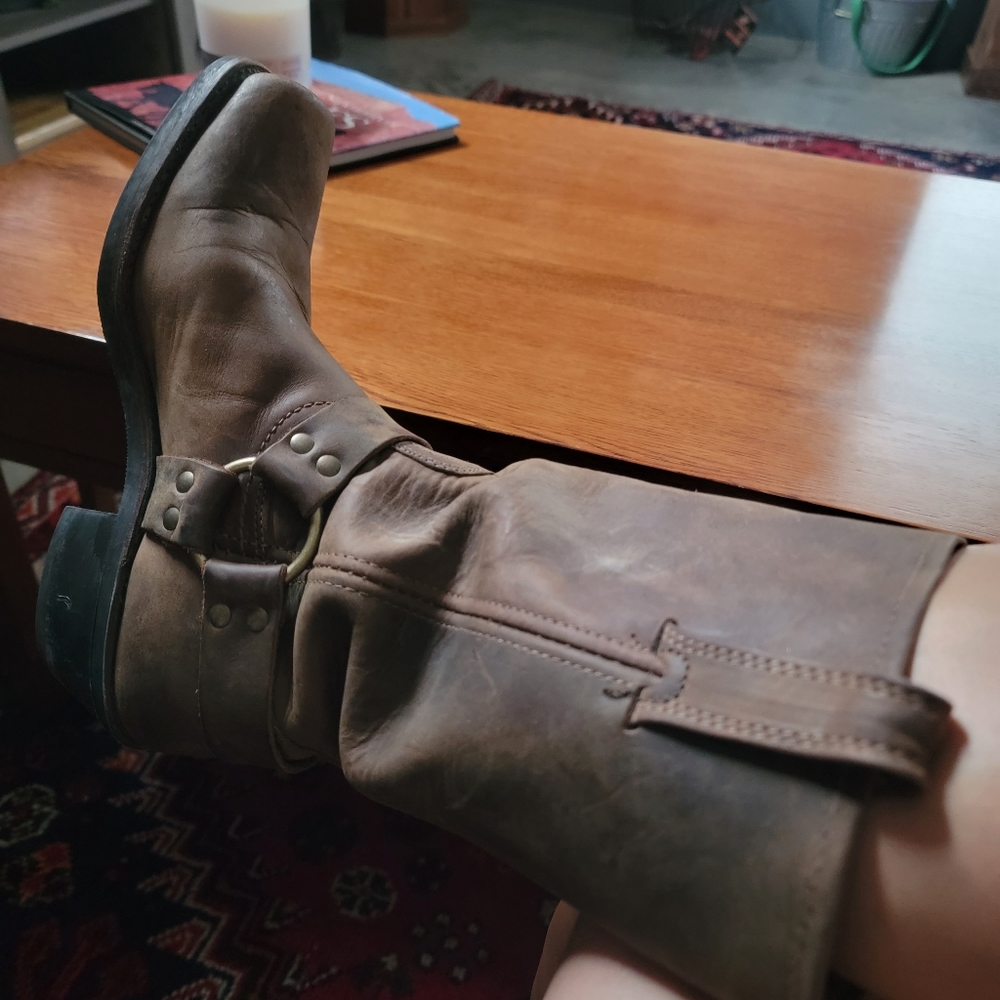 Frye Harness boots size 9